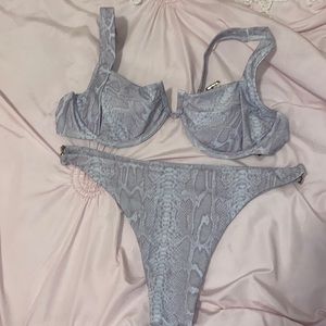 to small for me.  gray snake skin swim too